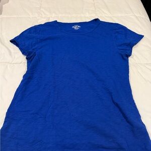 J. Crew Vibrant Blue Short Sleeve Tee